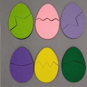 Colourful Easter Eggs Activity (Brain Booster Activity)